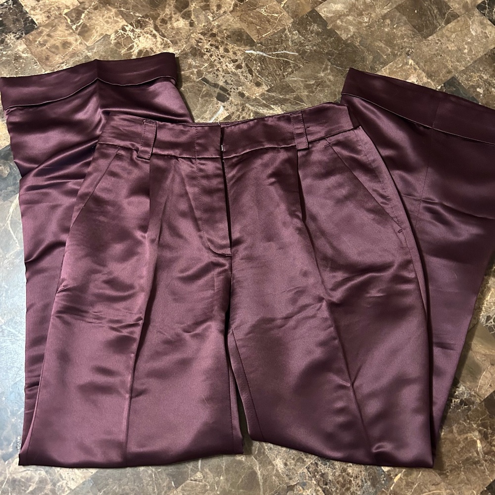 Jennifer Lopez Satin Pants-Size 2